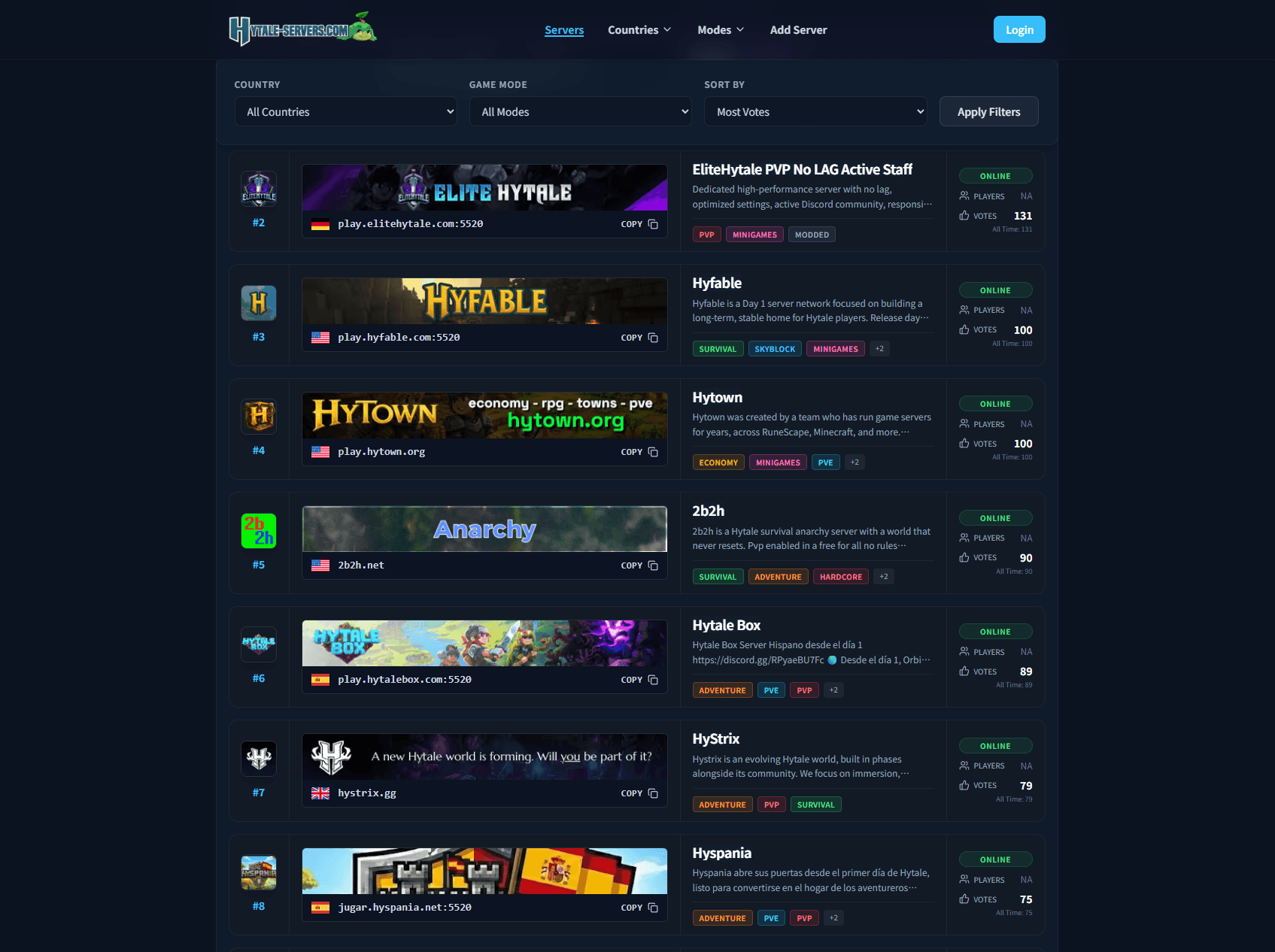 Getting Players to Join Your Server