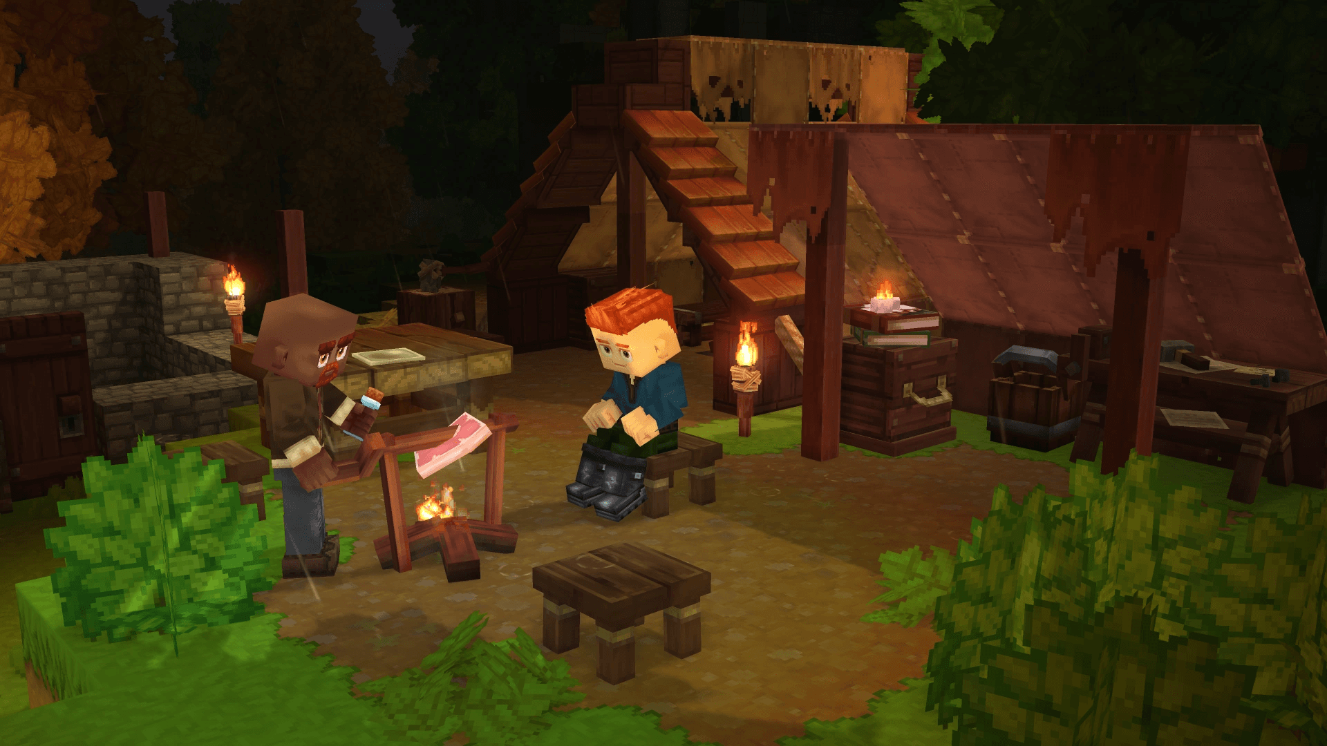 Survival Hytale server gameplay