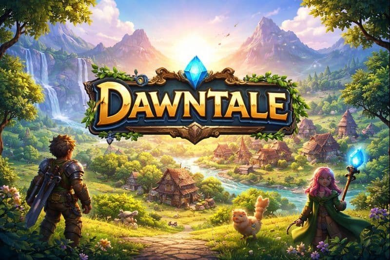Dawntale a Hytale Server banner