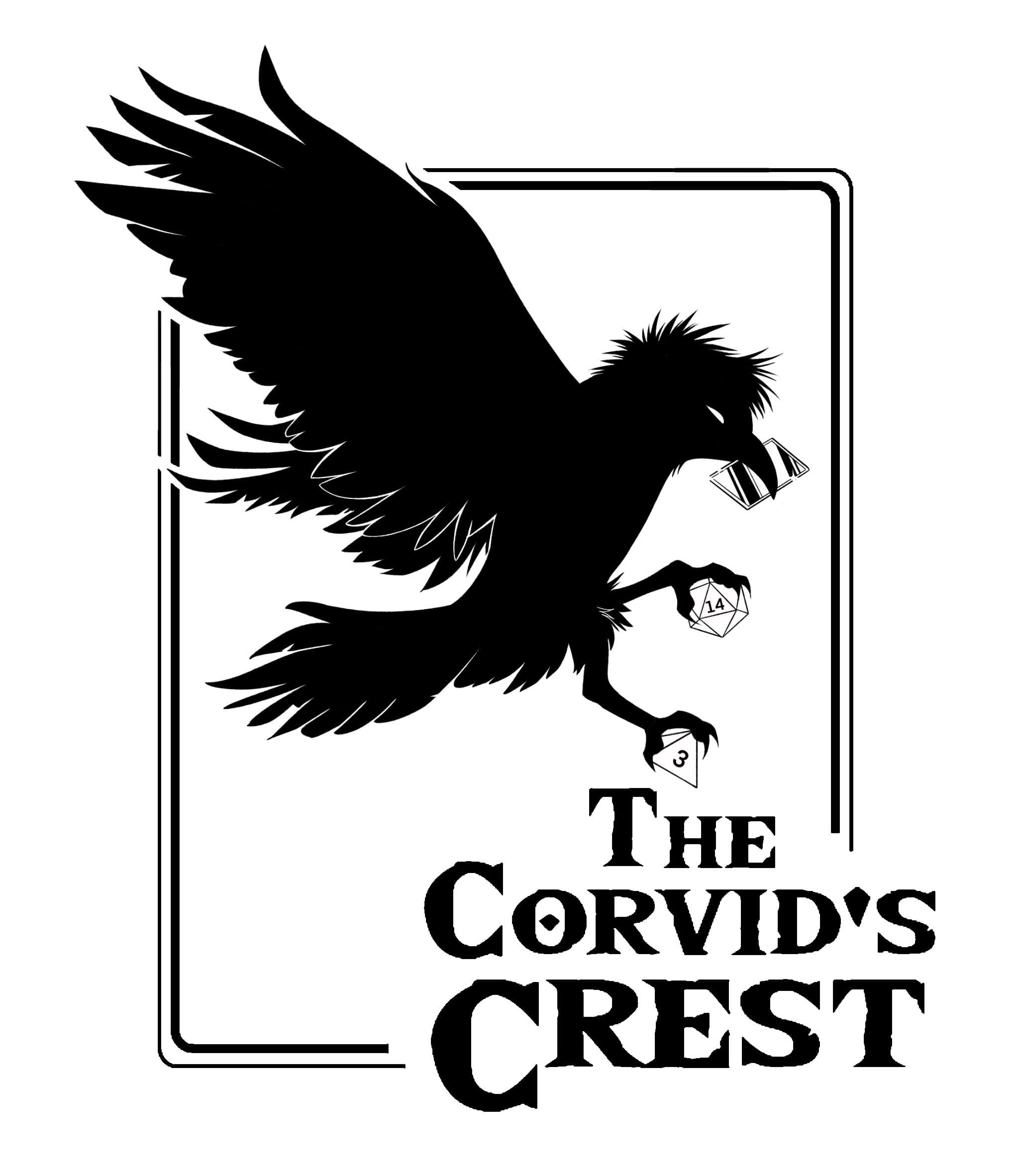 The Corvid's Crest - "Anything Goes" PVP Server logo